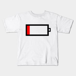 low battery Kids T-Shirt